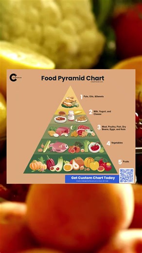 Discover the Food Pyramid Chart That Can Change Your Life! In this video, we'll break down the essential components of the food pyramid and how it can guide you toward a healthier and more balanced diet. Learn how to incorporate the right portions of grains, proteins, vegetables, fruits, and dairy into your meals to support your overall well-being. Whether you're looking to improve your diet, manage your weight, or simply eat more mindfully, this guide to the food pyramid is a must-watch. Get re