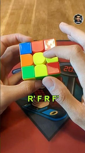 Easy F2L-algorithm #rubikscube #speedcubing