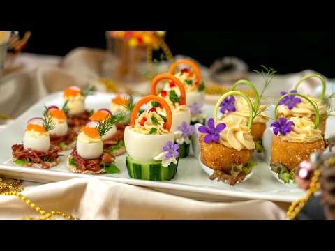 Spring Brunch Inspiration: Egg Baskets, Crunchy Quail Egg - Easter Egg Appetizers