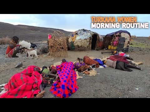 African Village Life Morning Routine of Desert Women | Full Documentary 2026.