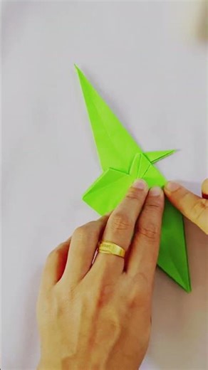 Origami Paper Parrot 🦜 | Cute Decor Idea #origami #homedecor #papercraft