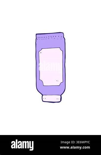 spinning motion animation of cartoon lotion Stock Video Footage - Alamy