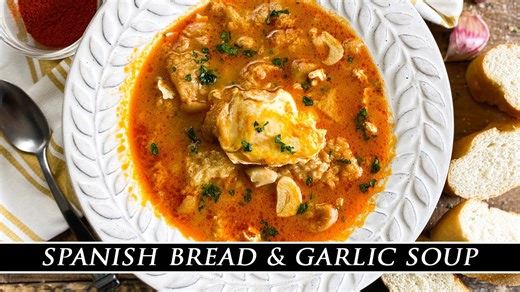 Spanish Bread and Garlic Soup – Quick, Simple, and Cheap to Make