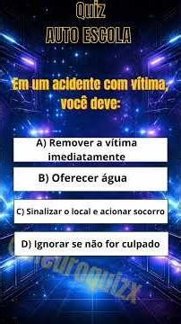 Essas perguntas caem na prova do DETRAN… e muita gente ERRA 😳🚗