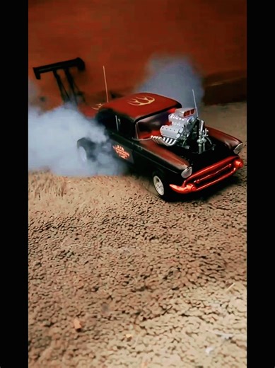 My custom-built '57 Chevy hot rod model