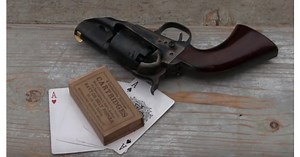 Testing a chopped down 'Gambler' percussion revolver (VIDEO)