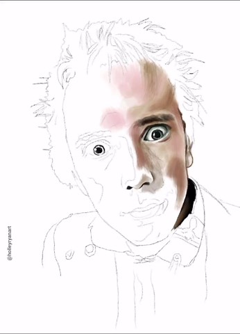 JOHNNY ROTTEN, A4 Print, Art Print, Digital Drawing Print, Musician Print, Sex Pistols - Etsy