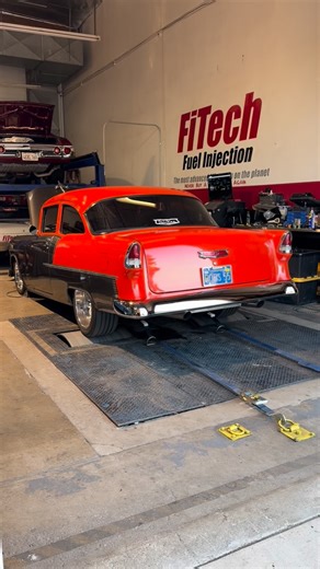 🔥 TriFive Classic Cars on Instagram: "FITECH FRIDAY // well also, doing a few pulls before I get the @fitech_efi Go EFI 4 kit setup on @thee_55chevy !! - Drop some HP Guesses below 👇🏻 383ci Small Block Chevy — Also take a moment to listen to that @blackwidowexhaust sing!! #kingofsound _____ #rods55 #fitechefi #trifiveera"