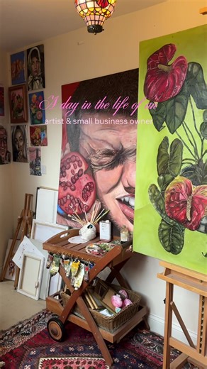 A Day in the Life of a Full-Time Artist and Business Owner