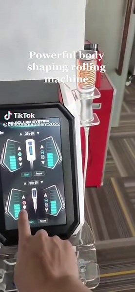 Body shaping rolling machine #bodyshaping #bodysculpting #weightloss #rollerbodydevice #hot #beautymachine #beautyequipment #foryoupage #fllowme