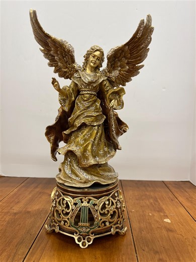 Limited Edition Jay Strongwater Renaissance Angel Musical Figurine - Music Box - Etsy