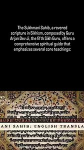 The Sukhmani Sahib, a revered scripture in Sikhism, composed by Guru...
