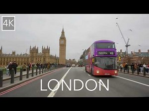 4K Driving Tour of London - Scenic City Drive Through Iconic Streets