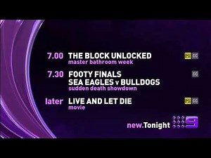 Channel Nine & GO! - Lineup (20.9.2014)