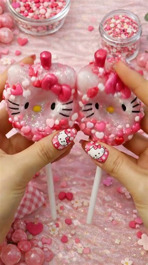 Very Satisfying Hello Kitty Slime ASMR 🩷 #asmr #slime #satisfying #relaxing