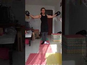 Sandow's system dumbbells training 7kg day 8