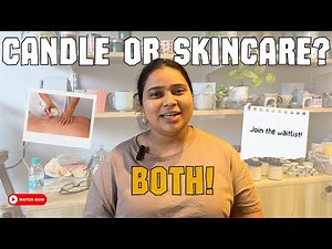 Let's Make Massage Candle | Massage Candle Making at Home | Join the Waitlist Now! #candlemaking
