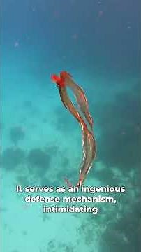 This octopus uses man of war tentacles as WEAPONS 🐙🤯Blanket Octopus facts #octopus #sea #shorts