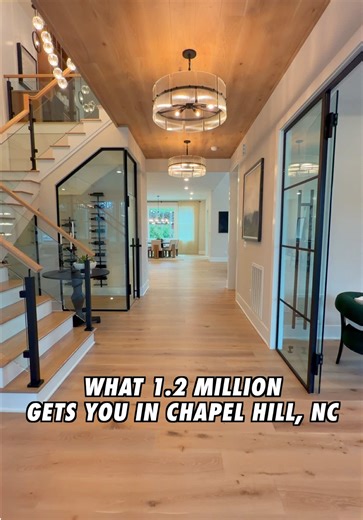 👀 New luxury homes in Chapel Hill NC! Hit me for more info! 336-420-0147 📲 Home shown is model home - extras are extra! Floor plan starts at 1,235,995 ✅ Neighborhood: Chapel Oaks by Toll Brothers