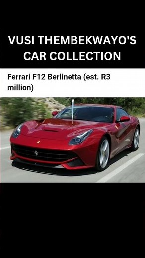 Vusi Thembekwayo's Car Collection #shorts #ferrari #porsche