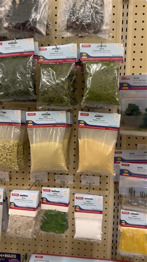 Check out Hobby Lobby for Model Railroad Scenery #modeltrains #hobbylobby