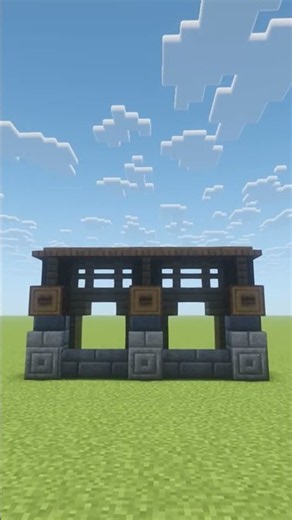 Building the BEST Medieval Wall Design in Minecraft! 🏰🧱⚔️ #minecraft #tutorial #shorts