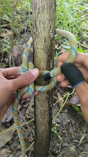 絶対に緩まないロック結び