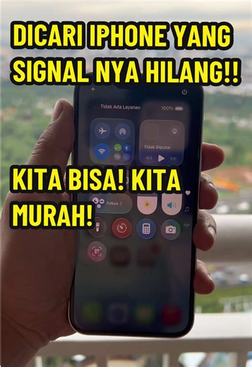 Butuh isi ulang signal iPhone yang aman & terpercaya? 📶✨ Tenang, di sini prosesnya cepat, legal, dan tanpa ribet! ✔️ Tanpa bongkar unit ✔️ Data tetap aman ✔️ Support berbagai model iPhone Yuk, balikin signal iPhone kamu biar lancar lagi! 🔥 DM sekarang untuk info lebih lanjut 📩