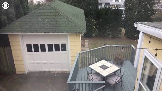 WATCH: Incredible time lapse video shows snow piling up outside a New York home over the span of approximately 18 hours. | CBS News