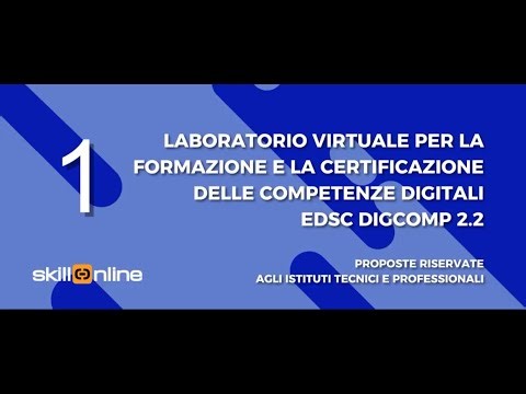 Video Laboratorio Virtuale EDSC DigComp 2 2 Mappa mentale