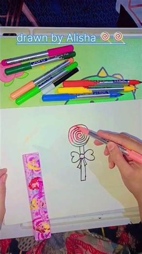 cute 🥰 lolipop 🍭 for kids || #youtubeshorts #shorts #exlore #easydrawing #lollipop #lollipops .