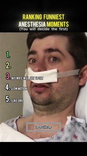 Ranking the funniest anesthesia moments
