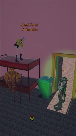 wake up zombie is coming #3d #3danimation #kpopdemonhunters #roblox #tungtungtungsahur #rumi #jinu