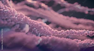 A microscopic view of a neuron undergoing plasticity as it integrates new synaptic inputs and strengthens existing connections 4k animation