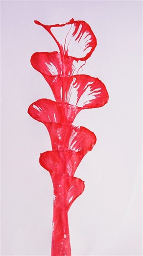 DIY Flower Painting #craft #art #flower #youtubeshorts #shorts #trending #painting #ytshorts #artist