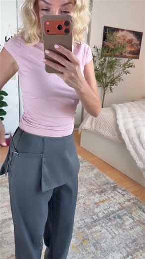 SOLY HUX Women's High Waisted Pants with Skirt Straight Leg Dressy Double Layer Casual Work #ad