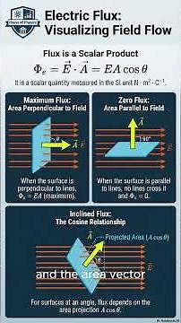 Electric Flux Explained Simply ⚡ | Physics Short for Students