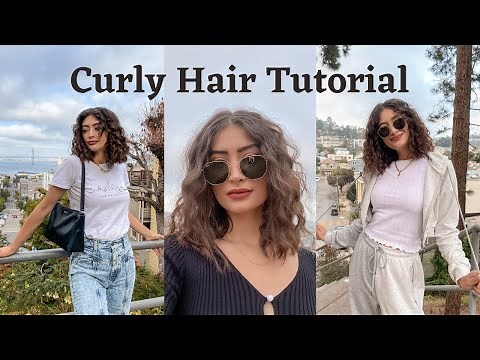 Corkscrew Curls Hair Tutorial | How to Curl Short Hair | Curly Hair Tutorial