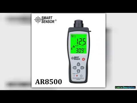 Handheld Smart Sensor Ammonia Gas NH3 Detector Meter 0100PPM Range with Sound Light Alarm for Gas M