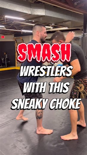 This choke is awesome to use against wrestlers or people who lead with their head ! WhT do you call this choke? Answer in the comments ! | Connor Barry
