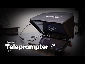 Neewer X12 Teleprompter Unboxing and Testing - Will It Work With A Small Monitor Connected to PC?