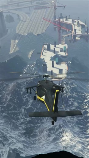 What If a Tsunami Hits Every GTA Game_( #gta5moments #gta5clips #gta5_funny