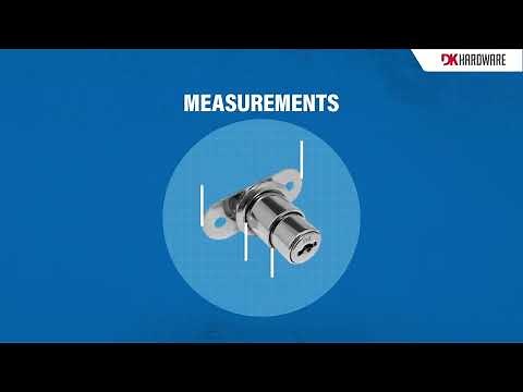 Glass Door Locks: Track Plunger Lock | DK Hardware