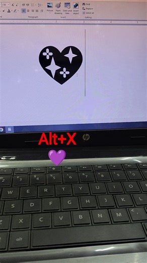 Heart ❤️ | Ms word symbol shortcut keys. #shortfeed #computer #shorts #asmr