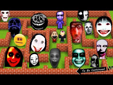 SURVIVAL IN MAZE WITH 100 NEXTBOTS - All Episodes in Minecraft - Animation - Gameplay