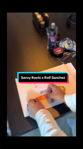 Order entry: Savvy Roots x Rolf Sanchez 🌴✨ Super trots dat we deze order de deur uit mogen sturen! Wat vindt @rolfsanchez van onze producten…? #SavvyRoots #fyp #viral #trending #voorjou
