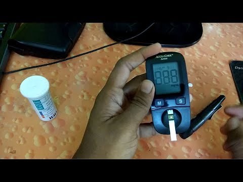 Accu-Chek Active Blood Sugar Testing Machine With New Technology