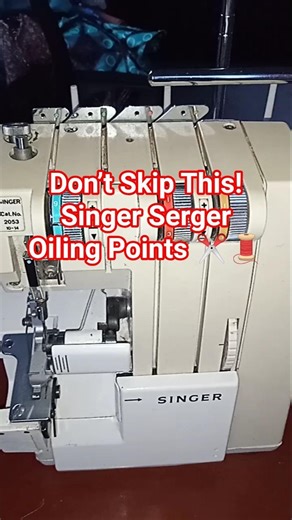 Singer 14U52A Serger Oiling Points 🧵 How to Oil Your Overlocker Properly | Sew with Ann