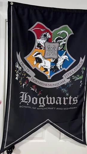 Hogwarts Crest Banner Flag for Enthusiastic Fans