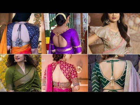 💕😍Latest Blouse Designs For Silk Sarees 2024